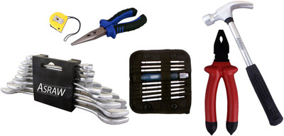 

Asraw Hand Tool Kit(14 Tools), Multicolor