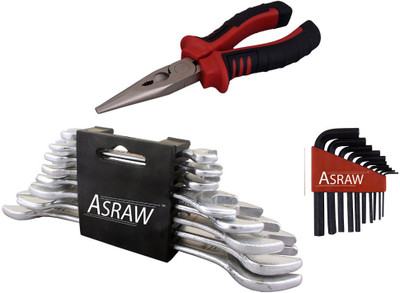

Asraw Hand Tool Kit(11 Tools), Multicolor