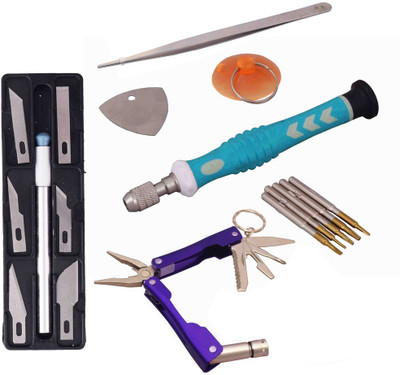 

Asraw Hand Tool Kit(6 Tools), Blue