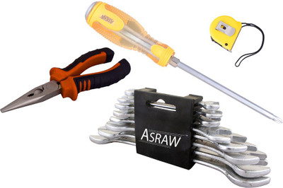 

Asraw Hand Tool Kit(12 Tools), Multicolor
