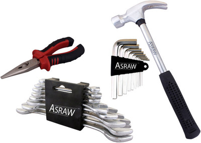

Asraw Hand Tool Kit(12 Tools), Multicolor