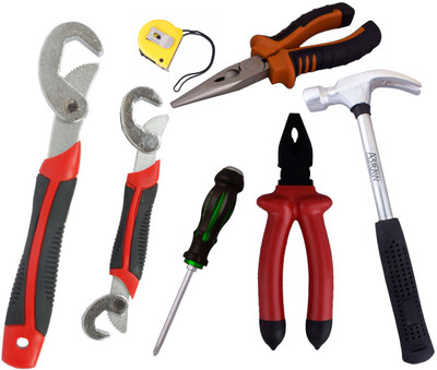 

Asraw Hand Tool Kit(7 Tools), Multicolor