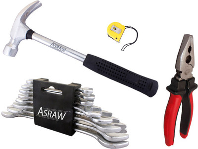 

Asraw Hand Tool Kit(12 Tools), Multicolor