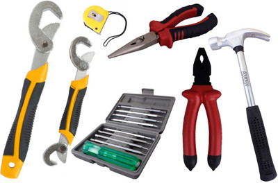 

Asraw Hand Tool Kit(7 Tools), Multicolor
