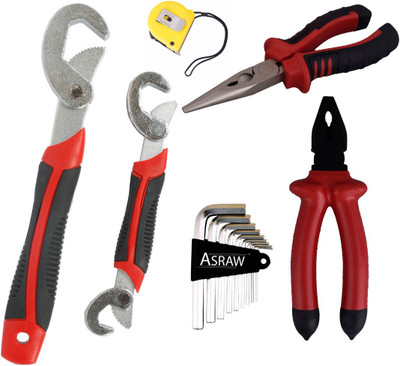 

Asraw Hand Tool Kit(6 Tools), Multicolor