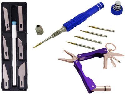 

Asraw Hand Tool Kit(3 Tools), Blue