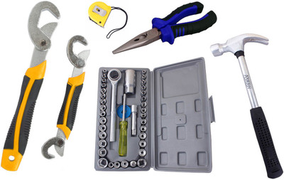 

Asraw Hand Tool Kit(6 Tools), Multicolor