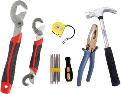 

Asraw Hand Tool Kit(6 Tools), Multicolor