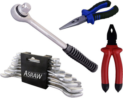 

Asraw Hand Tool Kit(12 Tools), Multicolor