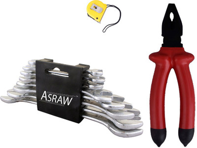 

Asraw Hand Tool Kit(11 Tools), Multicolor