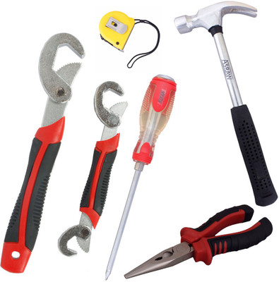 

Asraw Hand Tool Kit(6 Tools), Multicolor