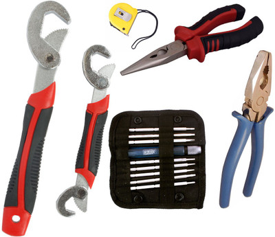 

Asraw Hand Tool Kit(6 Tools), Multicolor