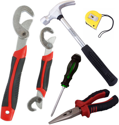 

Asraw Hand Tool Kit(6 Tools), Multicolor