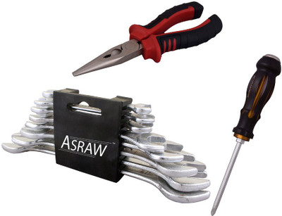 

Asraw Hand Tool Kit(11 Tools), Multicolor