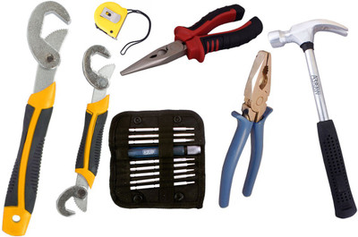 

Asraw Hand Tool Kit(7 Tools), Multicolor