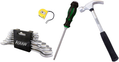 

Asraw Hand Tool Kit(12 Tools), Multicolor