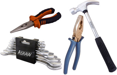 

Asraw Hand Tool Kit(12 Tools), Multicolor