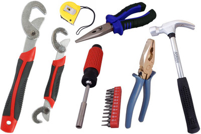 

Asraw Hand Tool Kit(7 Tools), Multicolor
