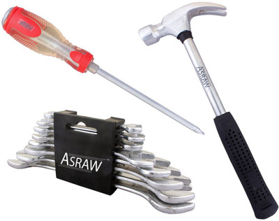 

Asraw Hand Tool Kit(11 Tools), Multicolor