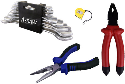 

Asraw Hand Tool Kit(12 Tools), Multicolor