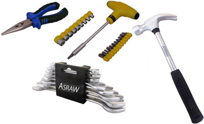 

Asraw Hand Tool Kit(12 Tools), Multicolor