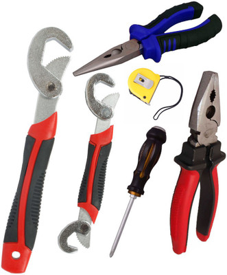

Asraw Hand Tool Kit(6 Tools), Multicolor