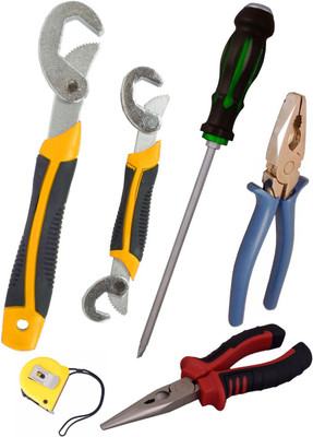 

Asraw Hand Tool Kit(6 Tools), Multicolor