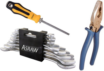 

Asraw Hand Tool Kit(11 Tools), Multicolor
