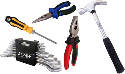 

Asraw Hand Tool Kit(13 Tools), Multicolor