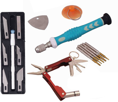 

Asraw Hand Tool Kit(5 Tools), Blue