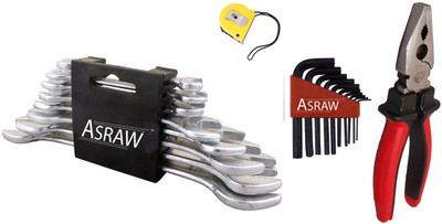 

Asraw Hand Tool Kit(12 Tools), Multicolor