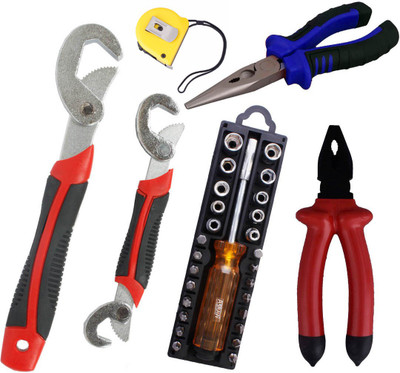 

Asraw Hand Tool Kit(6 Tools), Multicolor