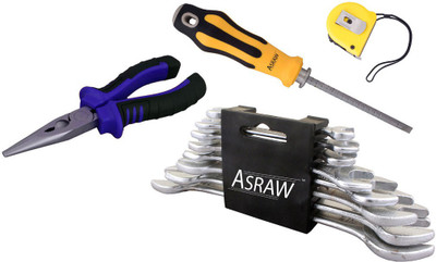 

Asraw Hand Tool Kit(12 Tools), Multicolor