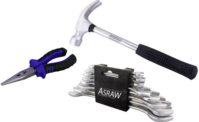 

Asraw Hand Tool Kit(11 Tools), Multicolor