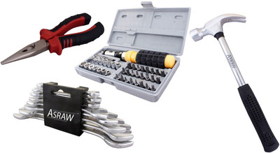 

Asraw Hand Tool Kit(12 Tools), Multicolor