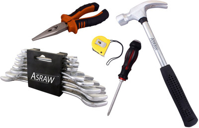 

Asraw Hand Tool Kit(13 Tools), Multicolor