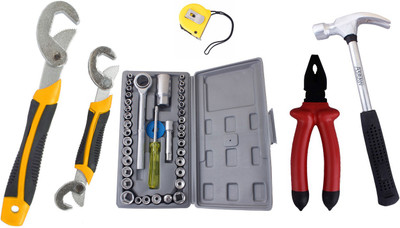

Asraw Hand Tool Kit(6 Tools), Multicolor