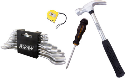 

Asraw Hand Tool Kit(12 Tools), Multicolor