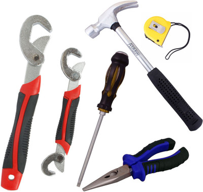 

Asraw Hand Tool Kit(6 Tools), Multicolor