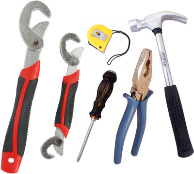 

Asraw Hand Tool Kit(6 Tools), Multicolor