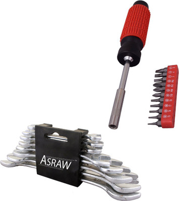 

Asraw Hand Tool Kit(10 Tools), Multicolor