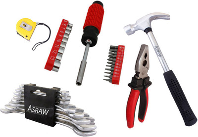 

Asraw Hand Tool Kit(13 Tools), Multicolor