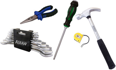 

Asraw Hand Tool Kit(13 Tools), Multicolor