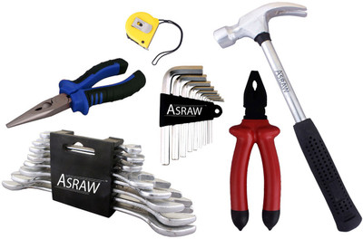 

Asraw Hand Tool Kit(14 Tools), Multicolor
