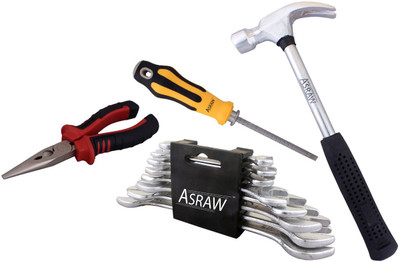 

Asraw Hand Tool Kit(12 Tools), Multicolor