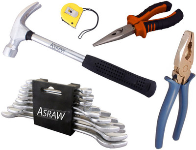 

Asraw Hand Tool Kit(13 Tools), Multicolor