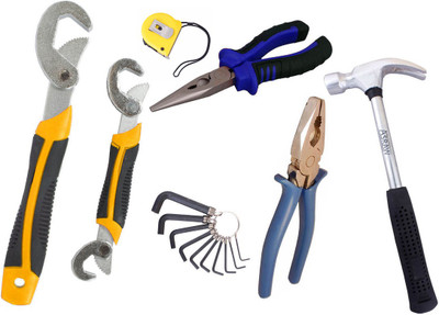 

Asraw Hand Tool Kit(7 Tools), Multicolor