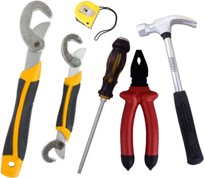 

Asraw Hand Tool Kit(6 Tools), Multicolor
