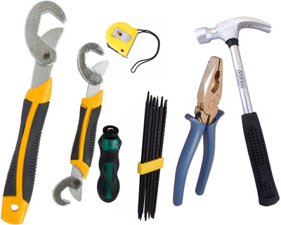 

Asraw Hand Tool Kit(6 Tools), Multicolor