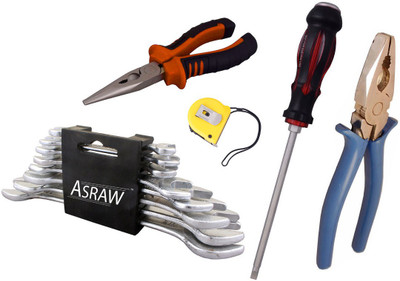 

Asraw Hand Tool Kit(13 Tools), Multicolor